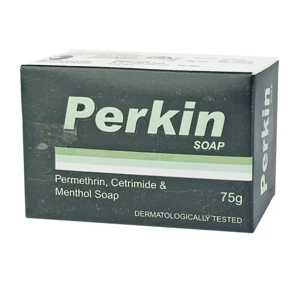 Perkin Permethrin, Cetrimide & Menthol Soap 75g
