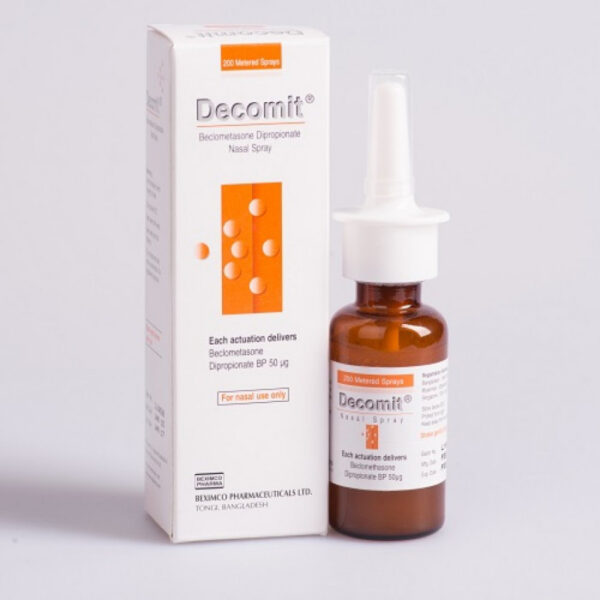 Decomit - Nasal Spray | 50 mcg/spray (200 metered sprays)/pcs