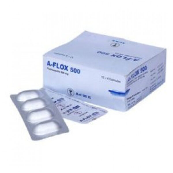 A-Flox 500mg 4pcs Capsule