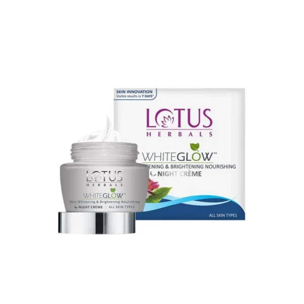 Lotus White Glow Skin Whitening & Brightening Nourishing Night Creme 60gm