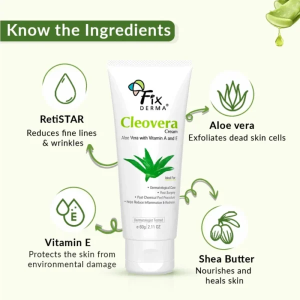 FixDerma Cleovera Cream 60gm