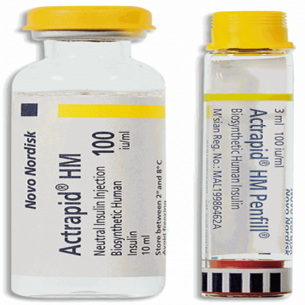Actrapid Vial (Solution for Injection)-100IU/ml