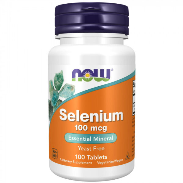 NOW Foods Selenium 100 mcg, 100 Tablets | USA