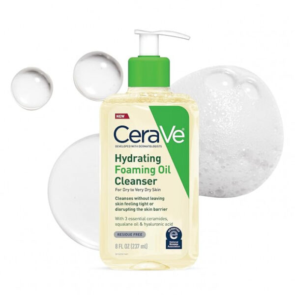 Cerave Hydrating Foaming Oil Cleanser (Normal to Very Dry Skin)