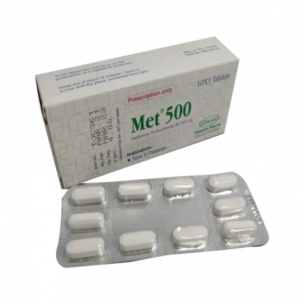 MET 500mg Tablet 10pcs