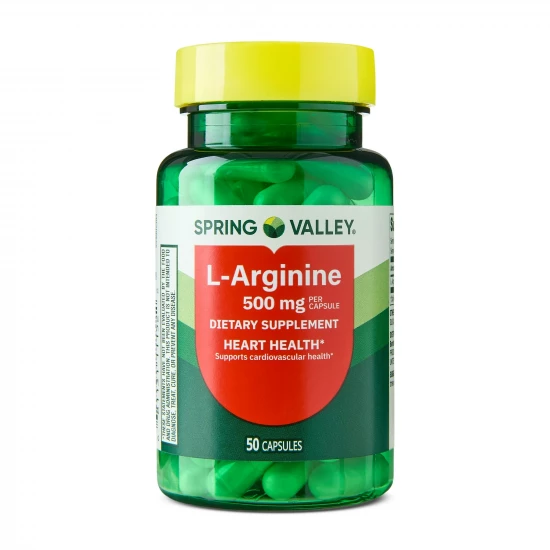 Spring Valley L-Arginine | 500mg | 50 Count