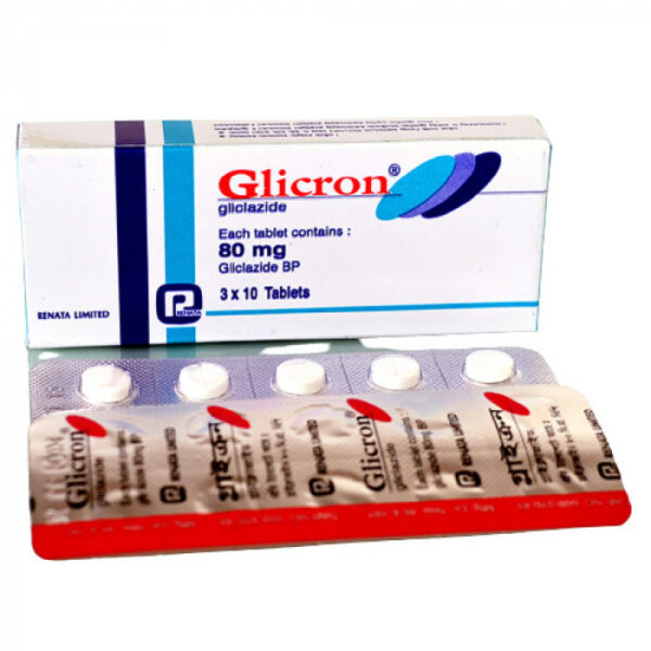 Glicron 80mg Tablet 1 Strip