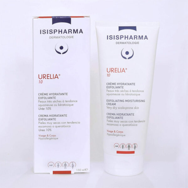 ISIS PHARMA Urelia 10 Exfoliating Moisturizing Cream For Very Dry to Scale-Prone Skin 150ml