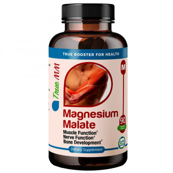TrueMed Magnesium Malate 1350 mg 90 Capsules | USA