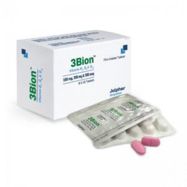 3 Bion (100mg + 200mg + 200mcg) Tablet