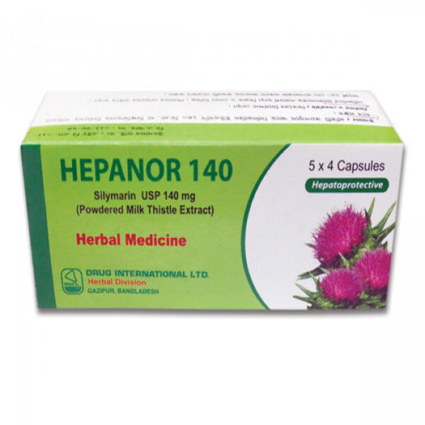 Hepanor 140mg Capsule 20pcs Box