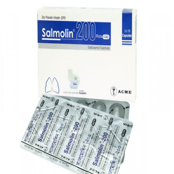 Salmolin 200mcg Rotacap 1 Strip
