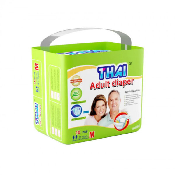 Thai Adult Belt System Diaper, Size-M, 10pcs