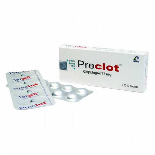Preclot 75mg Tablet 10pcs