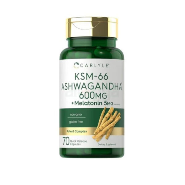 Carlyle KSM-66 Ashwagandha Capsules 600mg | USA