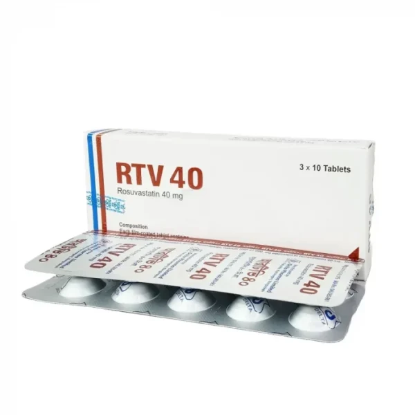 RTV 40mg Tablet 1 Strip