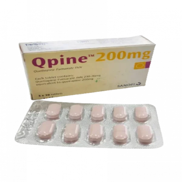 Qpine 200mg Tablet 10Pcs