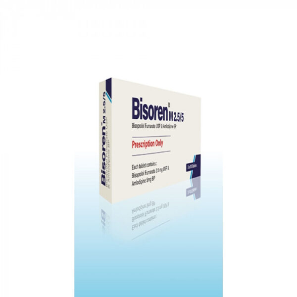Bisoren M 2.5/5 Tablet 1 Strip