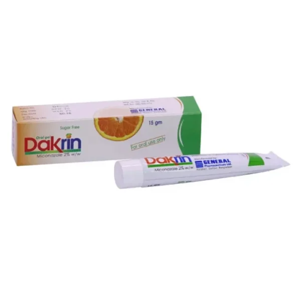 Dakrin 2% Oral Gel 15gm