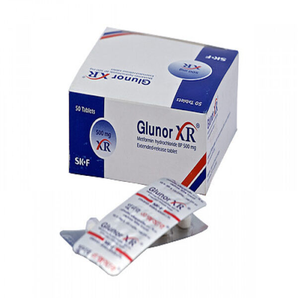 Glunor XR 500mg 10pcs