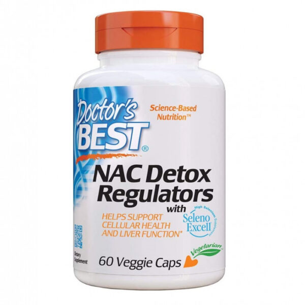 Doctor's Best, NAC Detox Regulators with Seleno Excell 60 Veg Cap