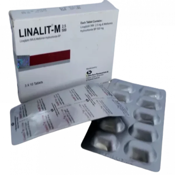 Linalit M 2.5 mg+500 mg (10pcs)