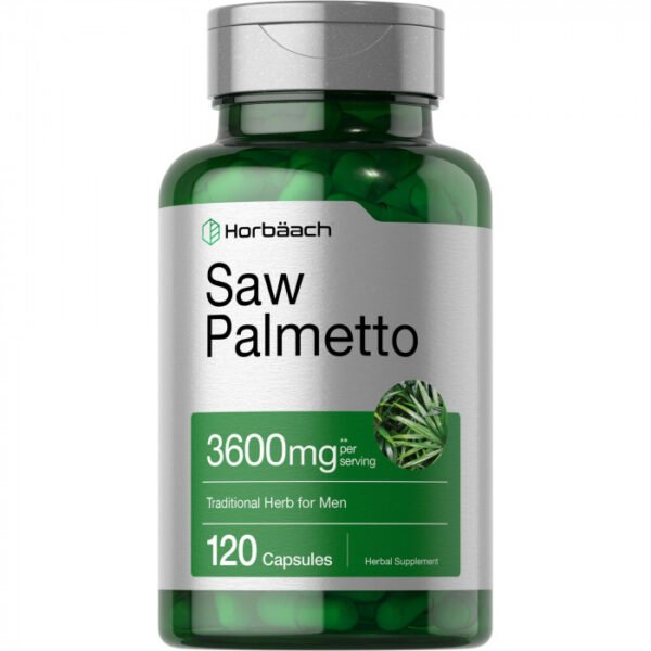 Horbaach Saw Palmetto Extract, Traditional Herb For Men | 120 Capsules