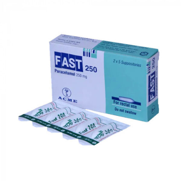 Fast Suppository 250mg 5pcs