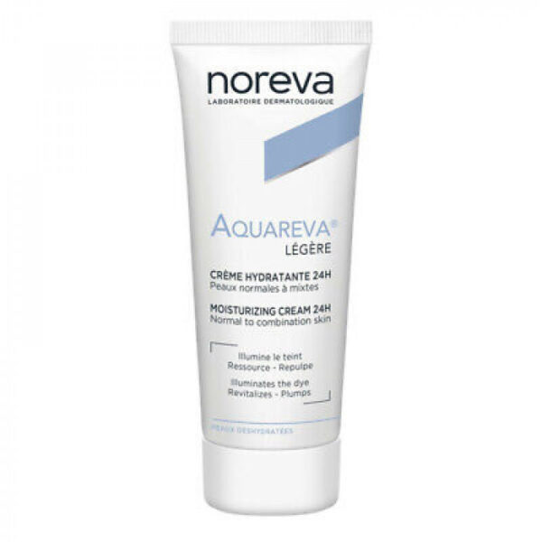 Noreva Aquareva Legere 24 Hour Moisturising Cream, Normal to Combination Skin, 40ml