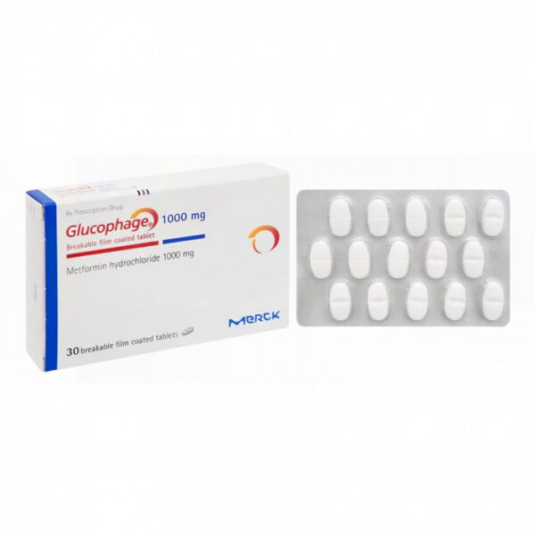 Glucophage 1000mg Tablet 1 Strip