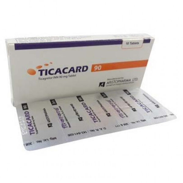 Ticacard 90mg Tablet 1 Strip