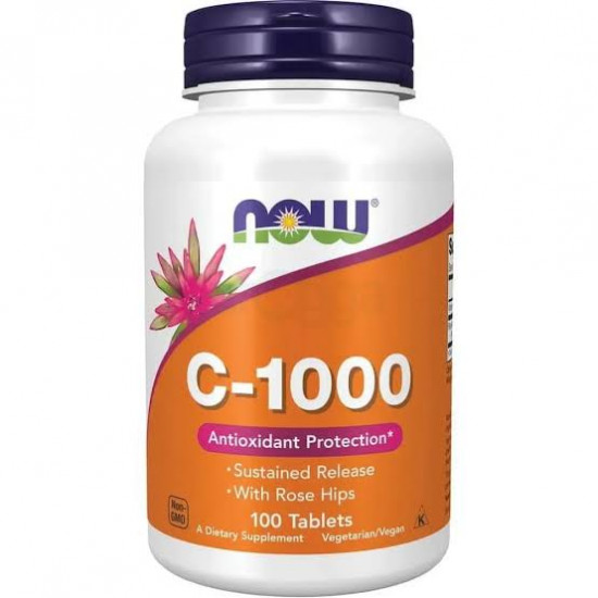 Now Foods, Vitamin C 1000 Rose Hips | 100 Tablets