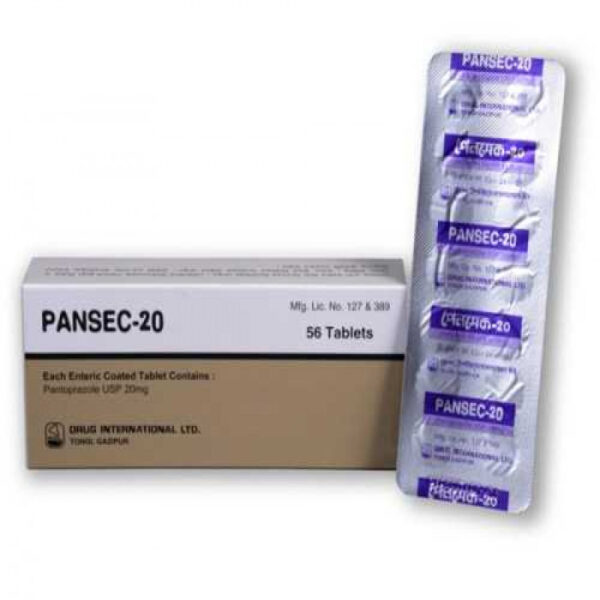 Pansec 20mg 14Pcs