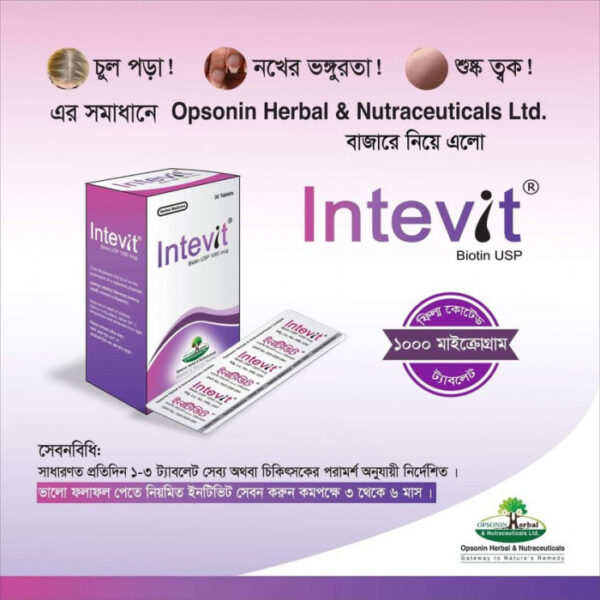 Intevit 1000mcg Tablet