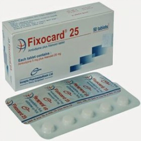 Fixocard 25mg 10pcs