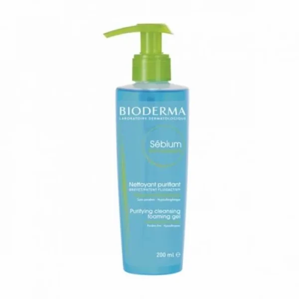 Bioderma Sebium Gel Moussant | Purifying Cleansing Foaming Gel | 200ml Pump