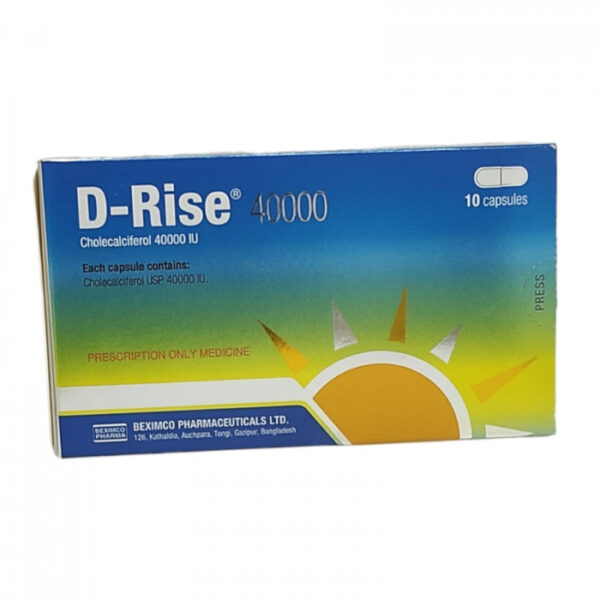 D-Rise 40000IU Capsule 1 Strip