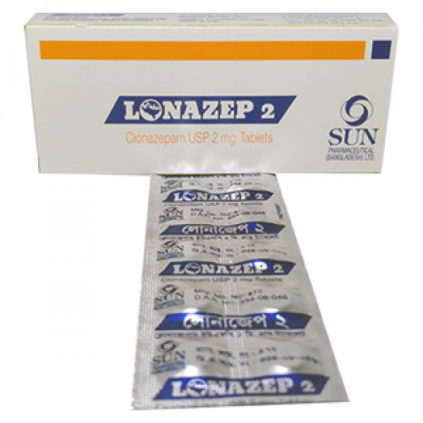 Lonazep 2mg Tablet 10pcs