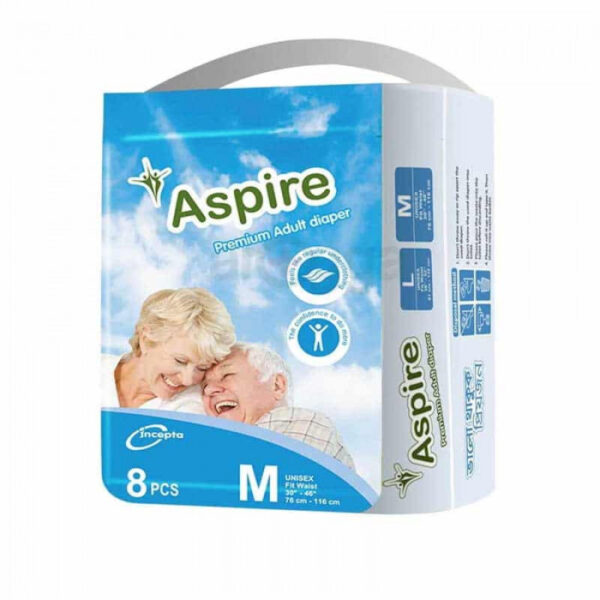 Aspire Adult Diaper Belt-M Size,Unisex,Fit Waist(30"-46''),(76-116)cm