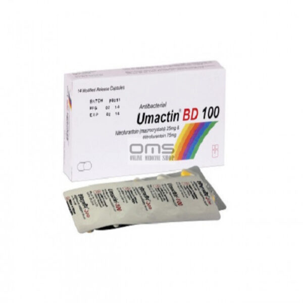 Umactin BD 100mg Capsule 1 Strip