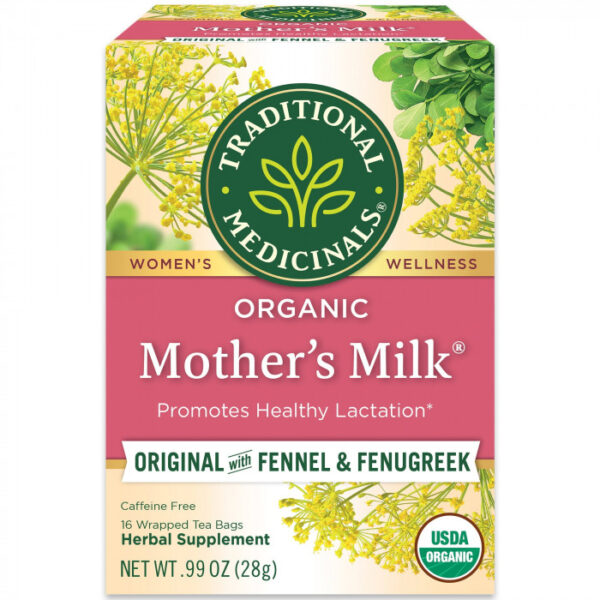 Traditional Medicinals Organic Mother's Milk Tea, 16 pcs | USA Import