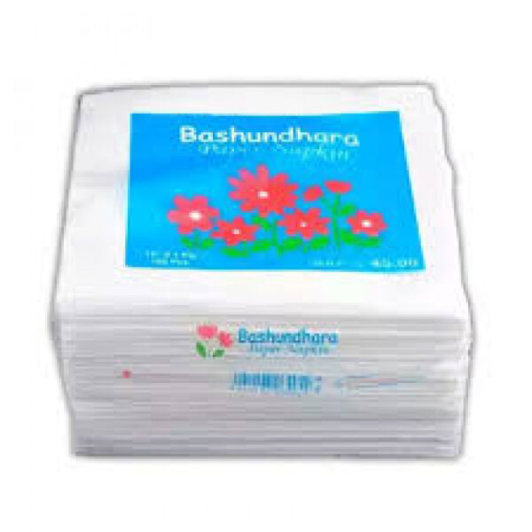 Bashundhara Paper Napkins 13" Unscented (100pcs)