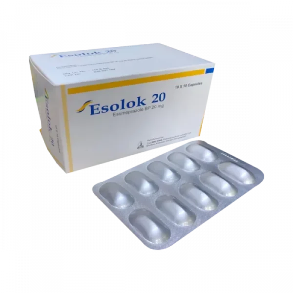 Esolok 20mg Tablet 10Pcs