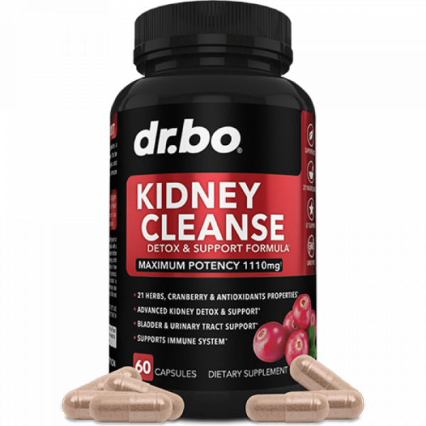 dr.bo Kidney Cleanse, 60 Capsules | USA