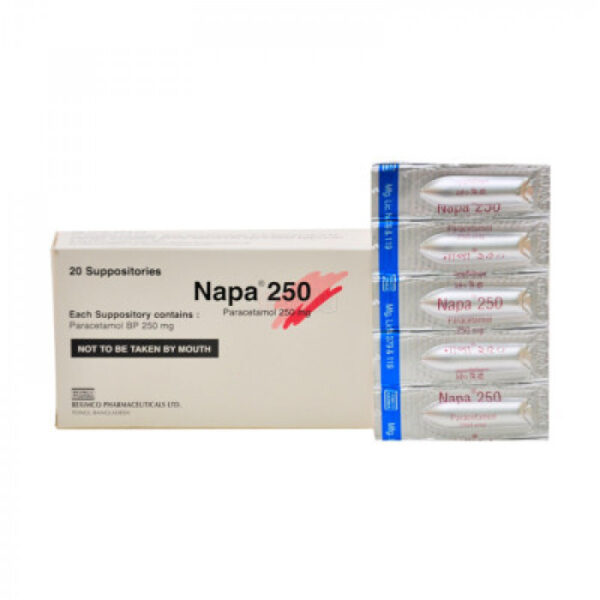 Napa Suppository 250mg 5pcs