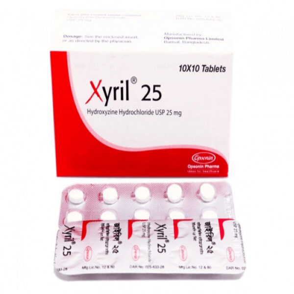 Xyril 25mg 20pcs