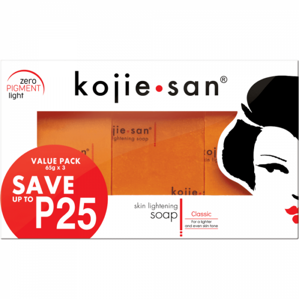 Kojie San Skin Lightening Soap, 65g x 3 Bars