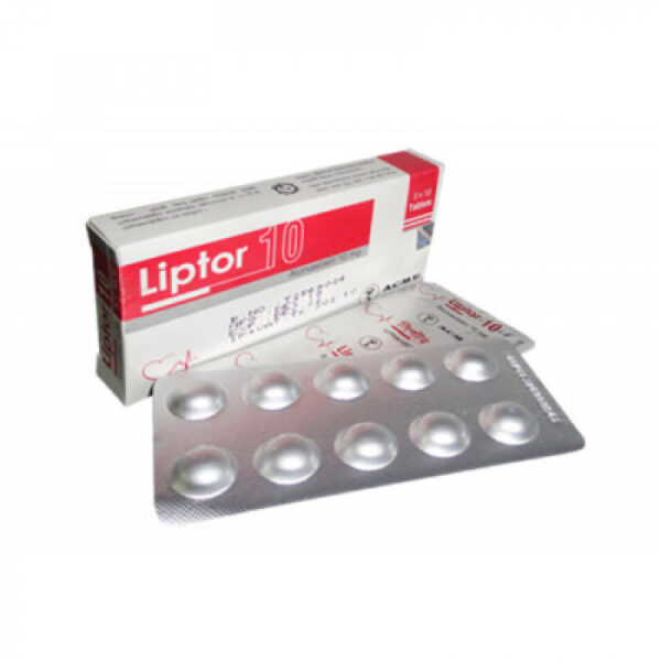 Liptor 10mg Tablet 1 Strip