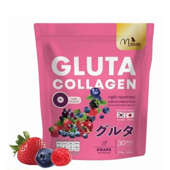Manee Gluta Collagen Grape Extract Supplement | 300g Packet