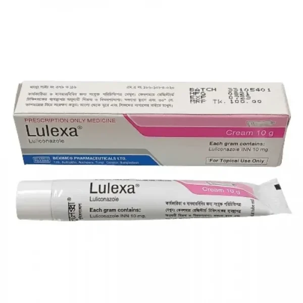 Lulexa 1% Cream 20g Tube